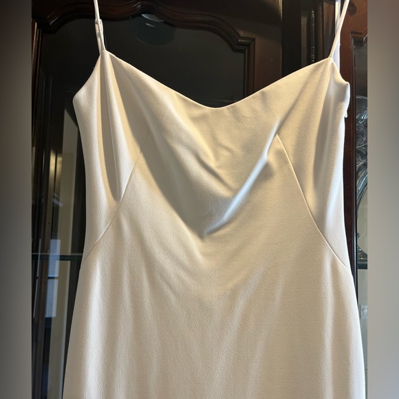 Katie May White Mermaid Spaghetti Strap Sweetheart Neckline Midi Dress Small - Picture 4 of 15